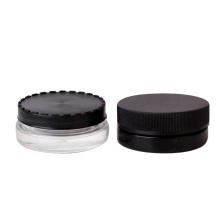 30ml empty Clear Glass Balm Jars for cosmetic with lid